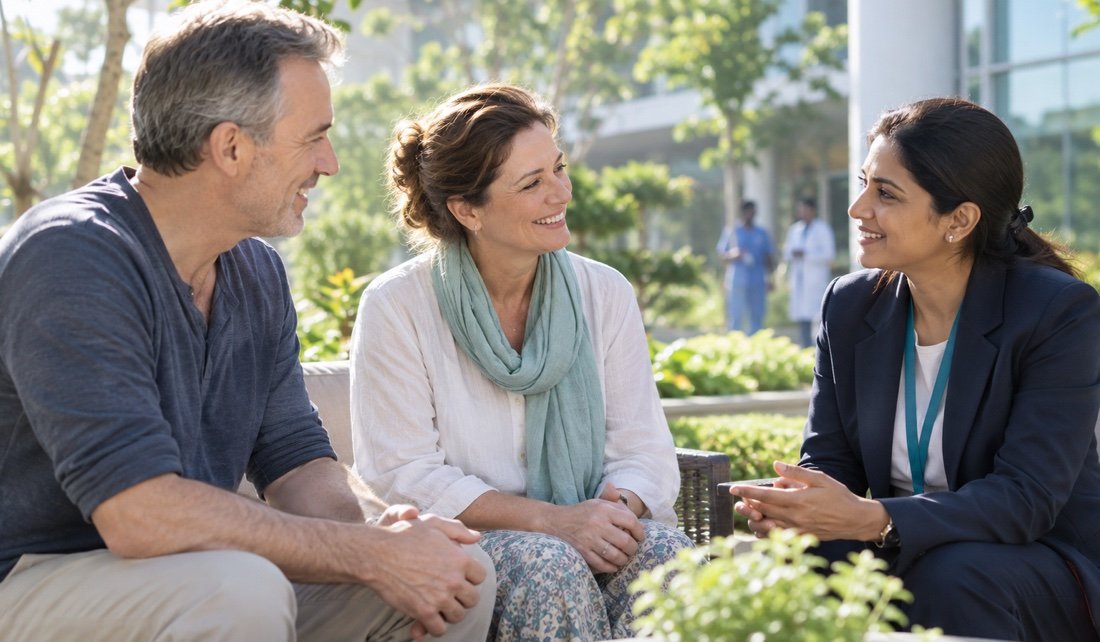International patients sharing their care experience